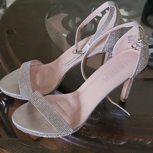 Allover Pave Crystal Ankle strap sandal